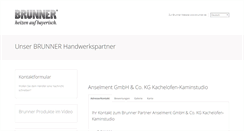 Desktop Screenshot of anselment-buehl.brunner.de