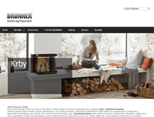 Tablet Screenshot of cz.brunner.eu